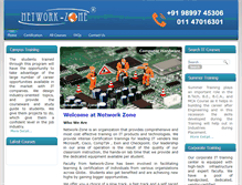 Tablet Screenshot of network-zone.in